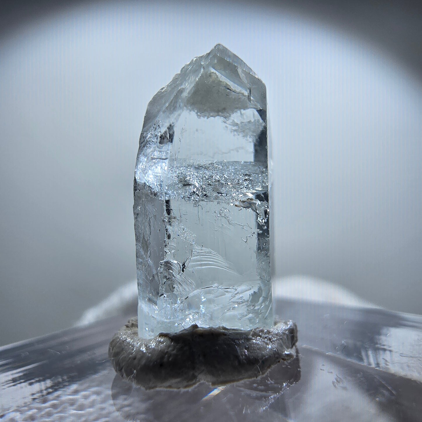 Klarer Aquamarin Kristall, blau Nagar, Pakistan 17*9*7mm