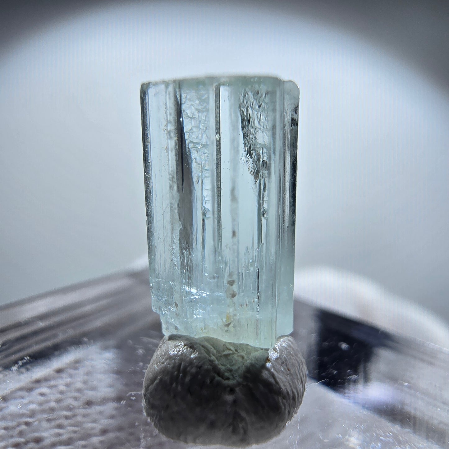 Klarer Aquamarin Kristall, blau Nagar, Pakistan 13*6*6mm