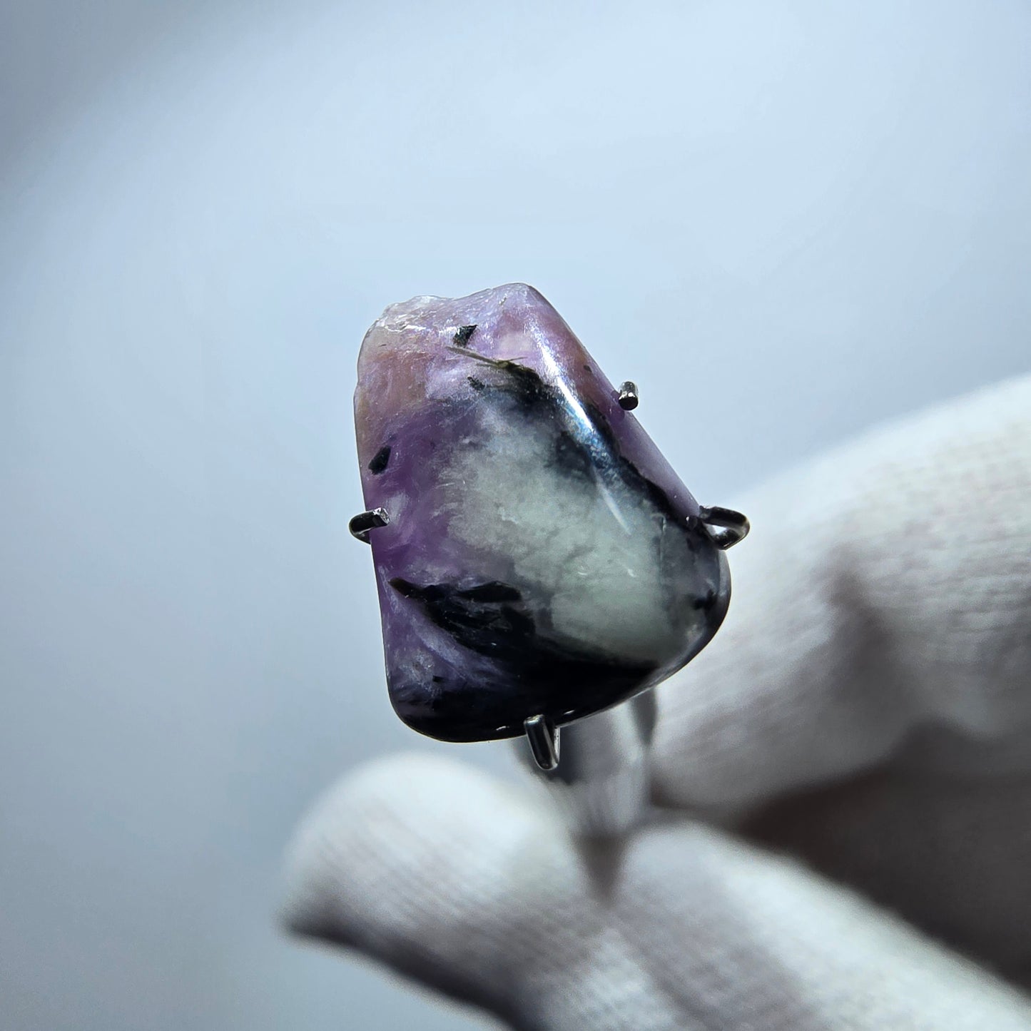 Rare Charoite crystal purple, polished Russia 12*9*4mm
