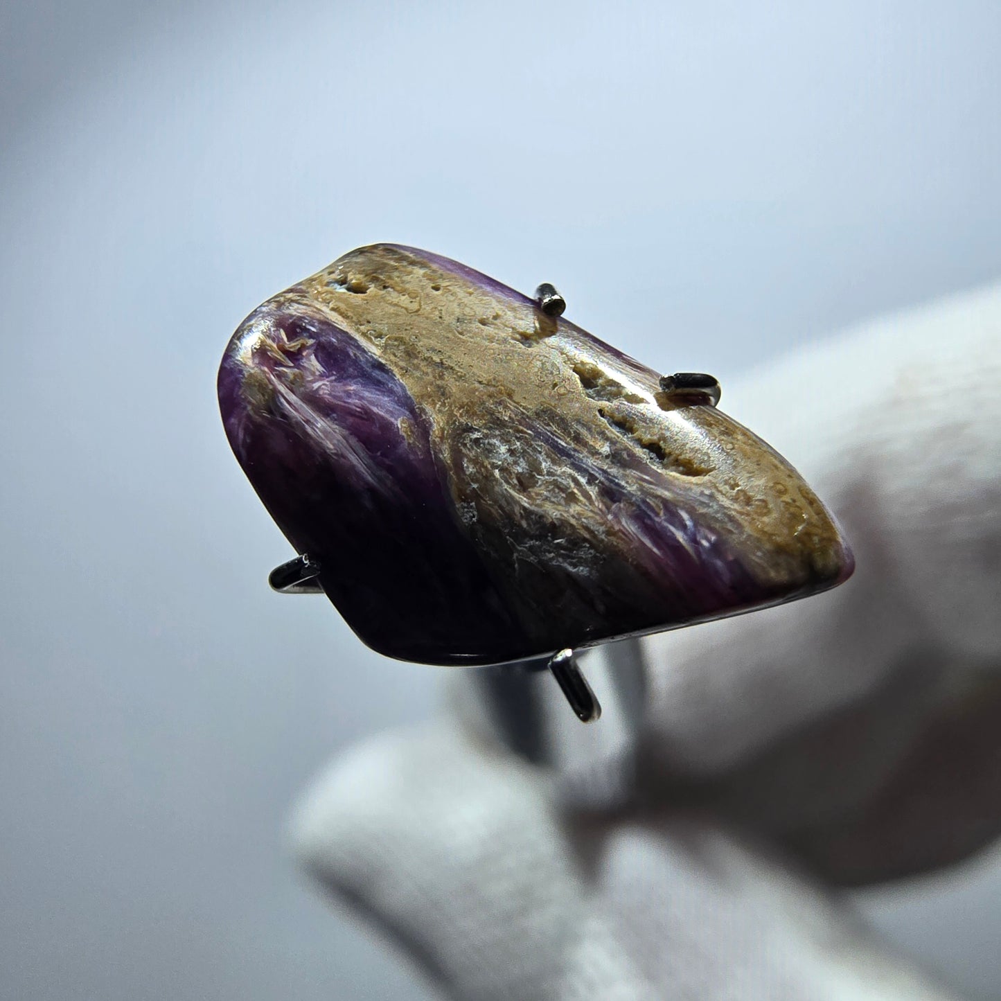 Rare Charoite crystal purple, polished Russia 13*8*4mm