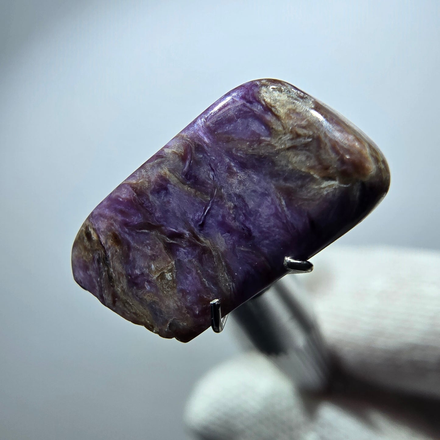 Rare Charoite crystal purple, polished Russia 17*9*4mm
