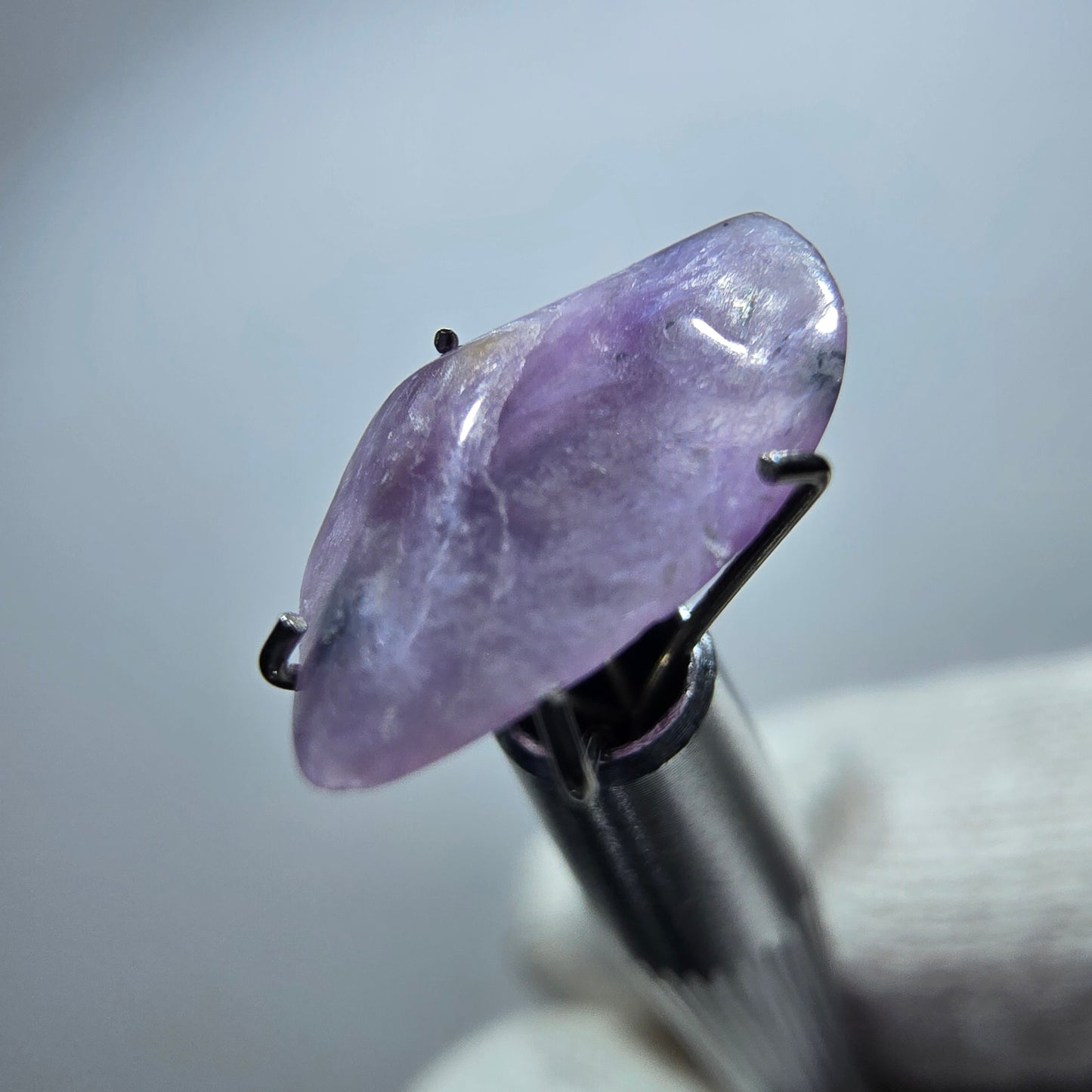 Rare Charoite crystal purple, polished Russia 14*8*2mm