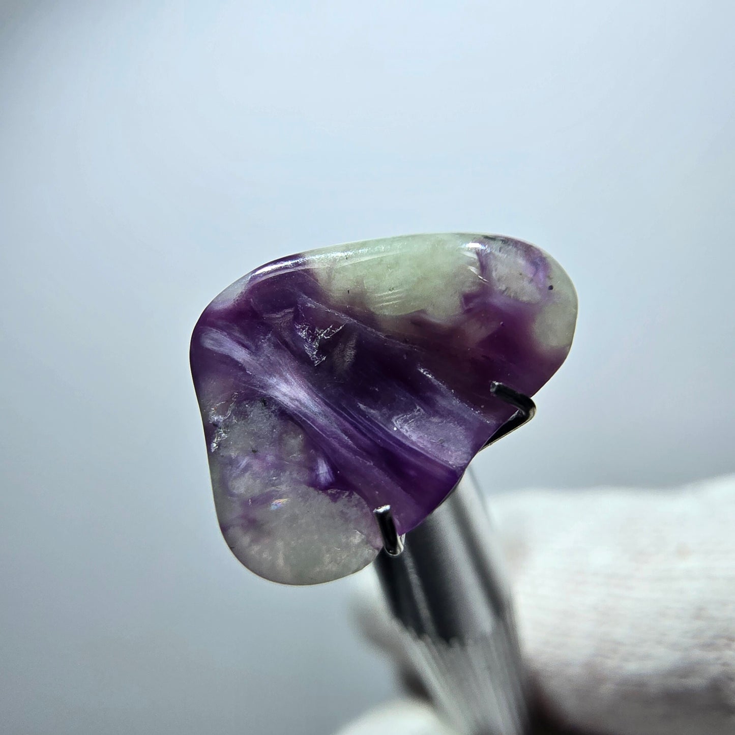 Rare Charoite crystal purple, polished Russia 14*10*4mm