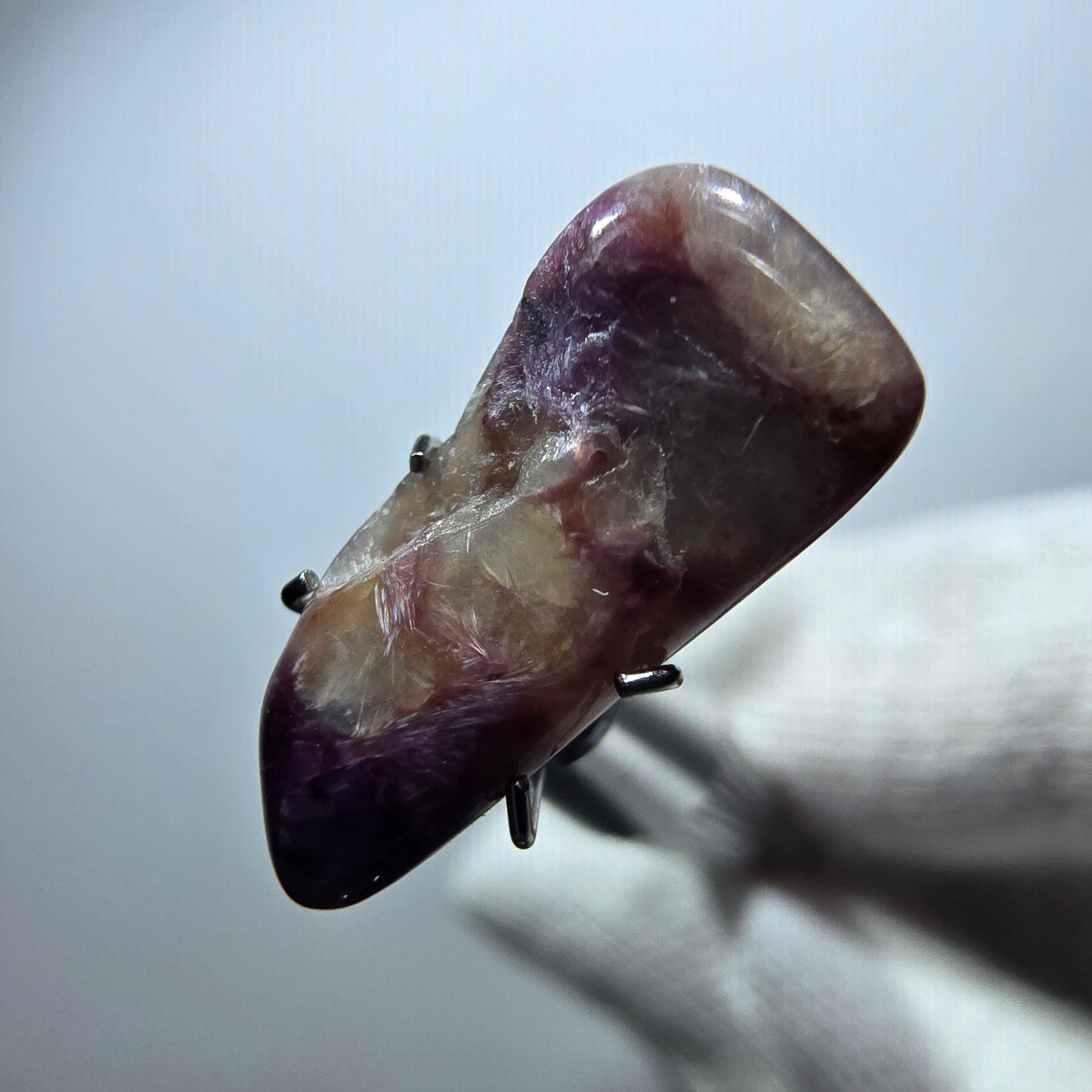Rare Charoite crystal purple, polished Russia 17*8*3mm