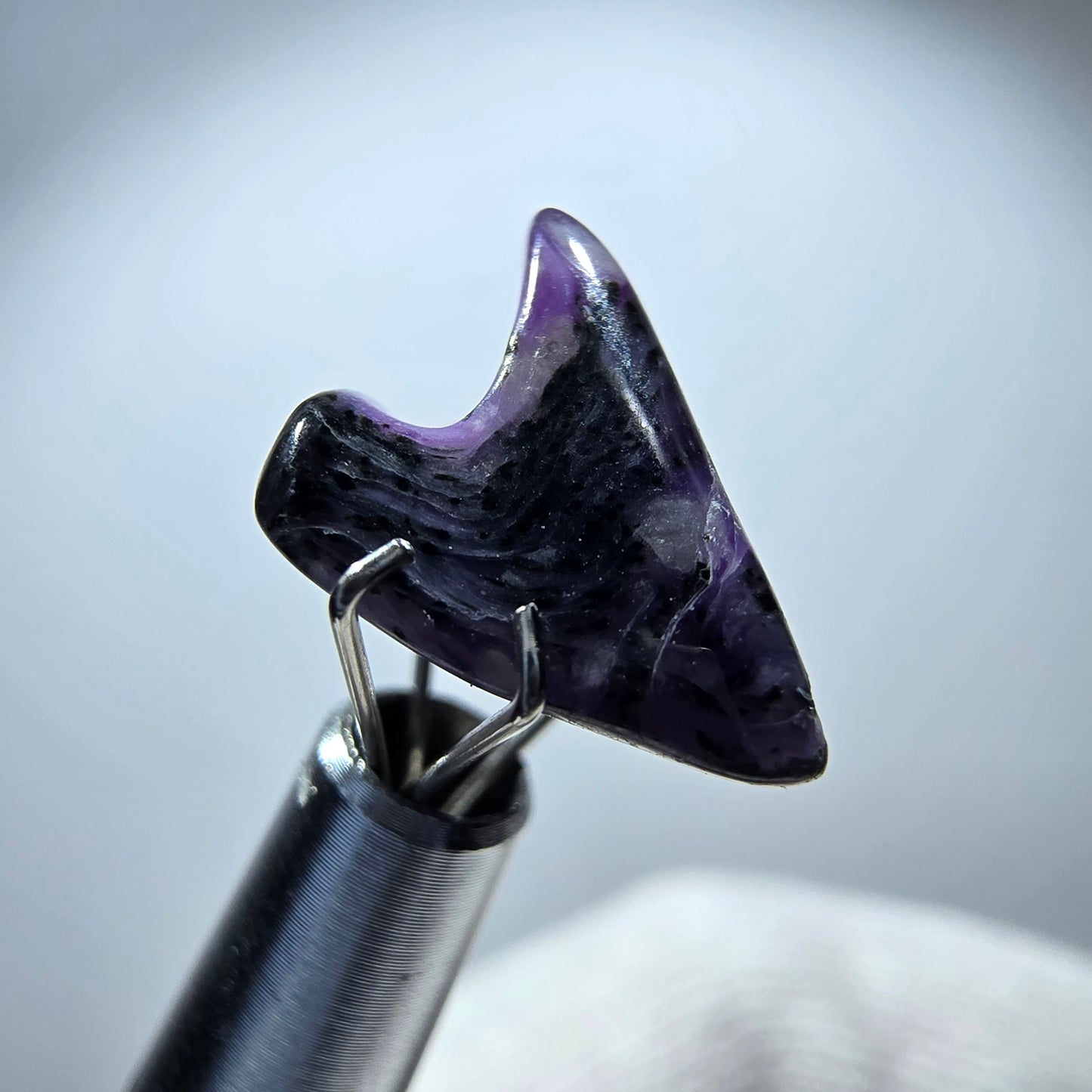 Rare Charoite crystal purple, polished Russia 13*10*6mm