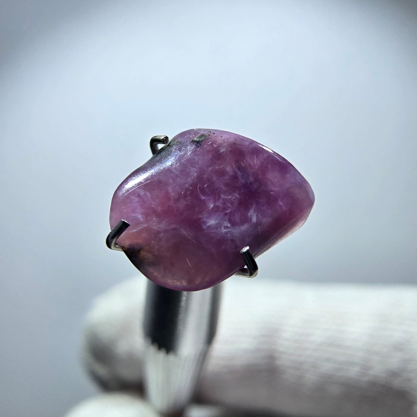 Rare Charoite crystal purple, polished Russia 9*9*3mm