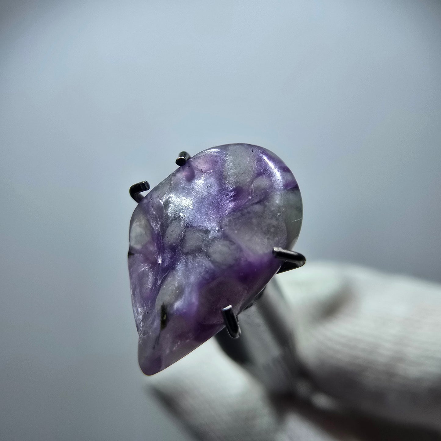 Rare Charoite crystal purple, polished Russia 11*7*3mm