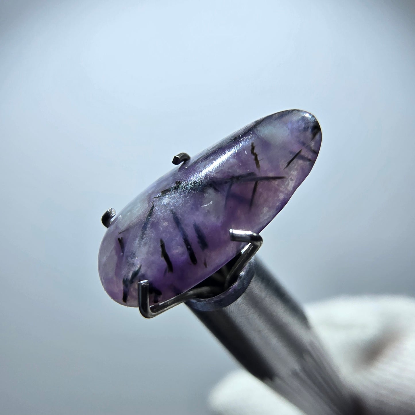 Rare Charoite crystal purple, polished Russia 13*6*2mm