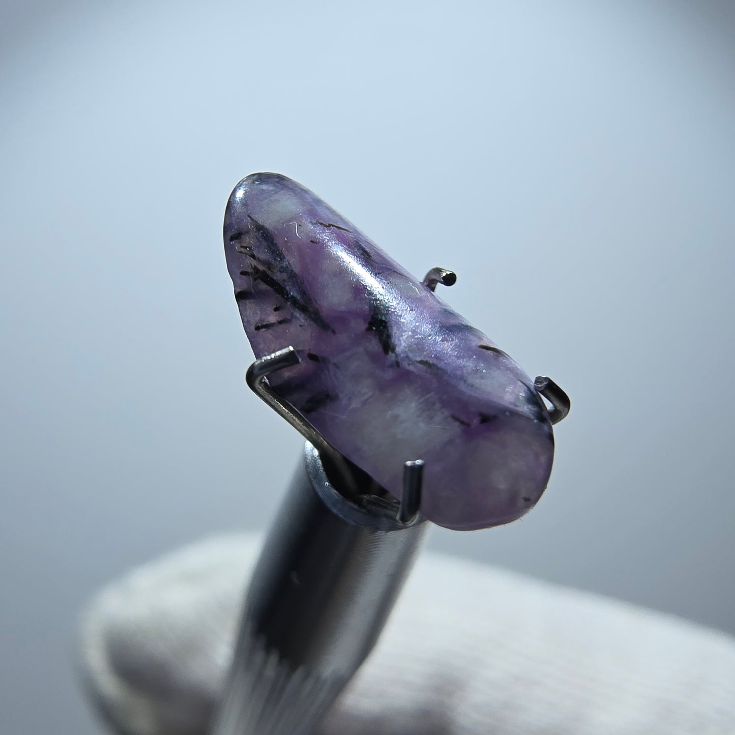 Rare Charoite crystal purple, polished Russia 13*6*2mm
