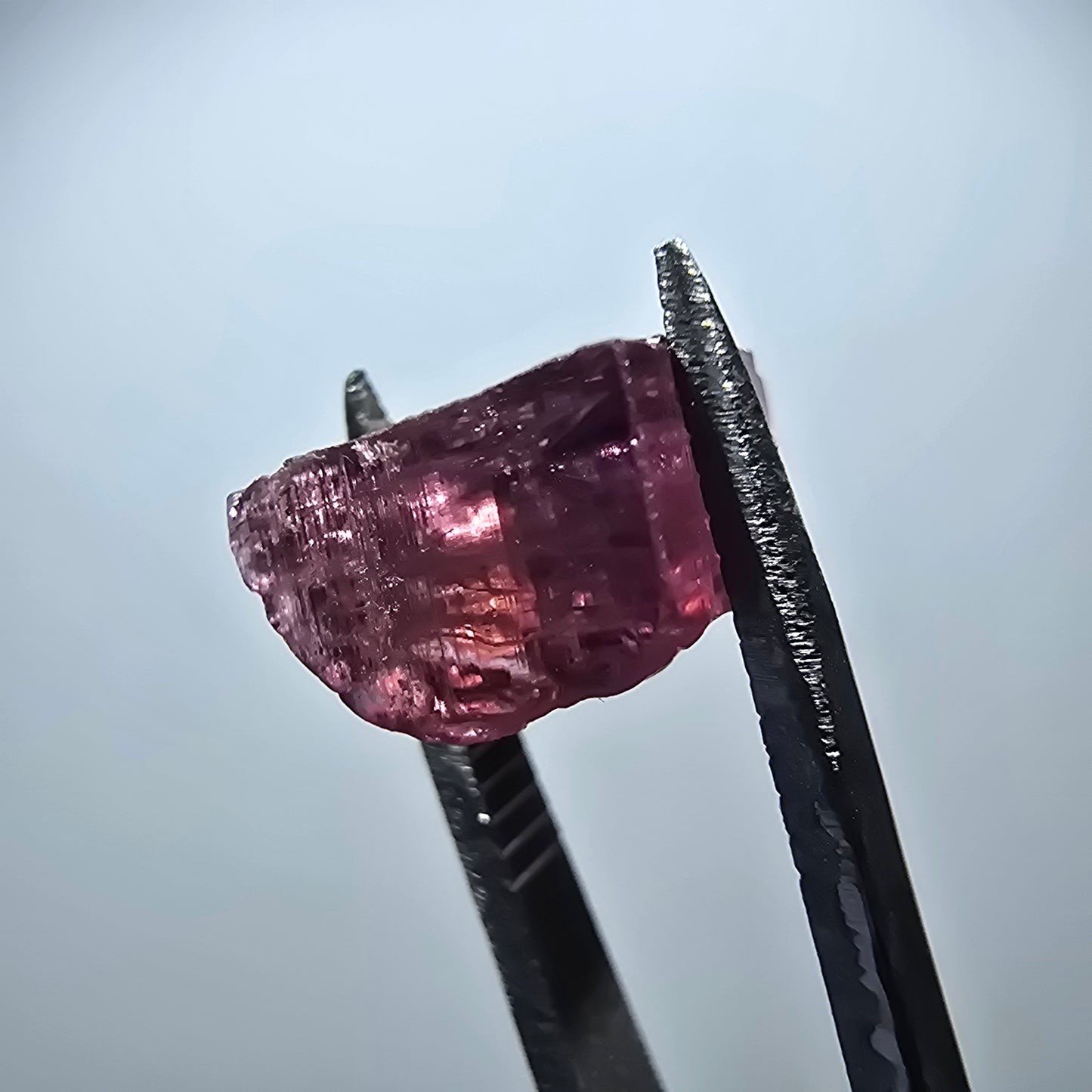 Seltener Rubellit Turmalin Kristall, rosa Minas Gerais, Brasilien 14*9*6mm