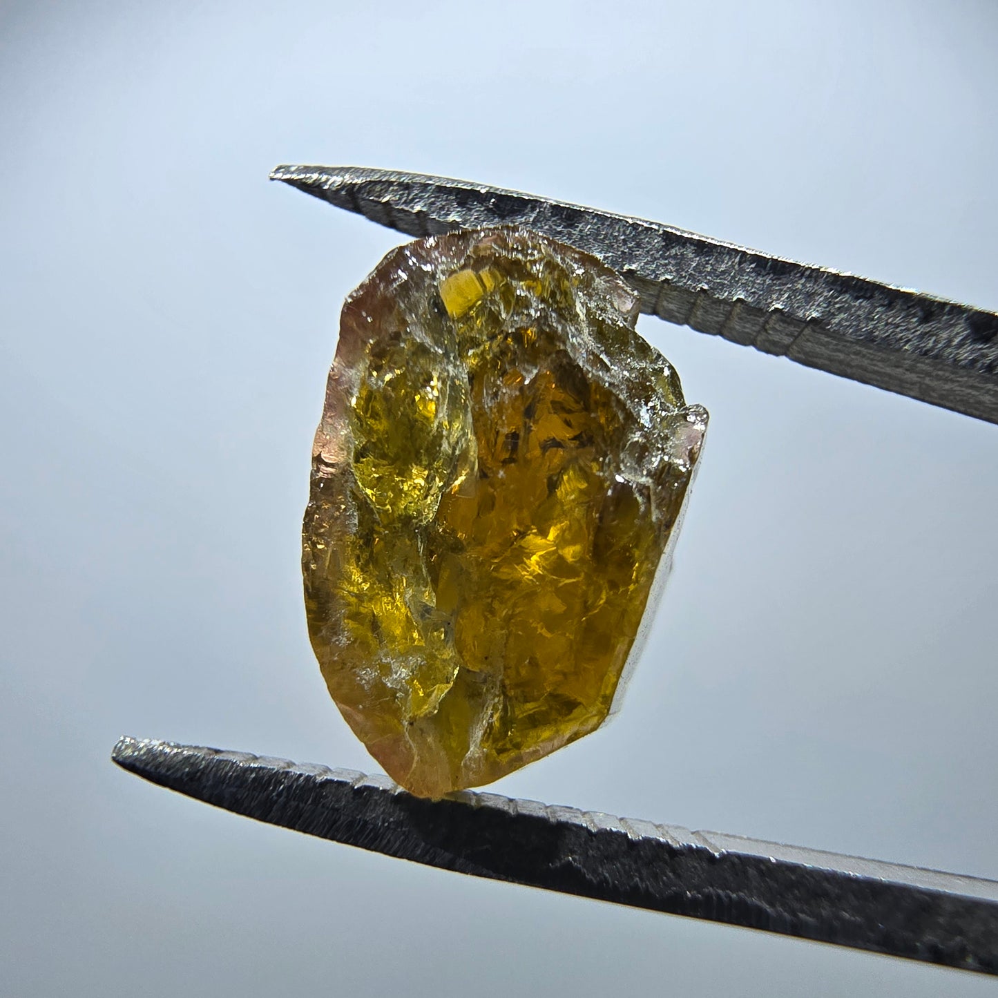 Seltener Verdelith Turmalin Kristall, grün Minas Gerais, Brasilien 11*7*7mm