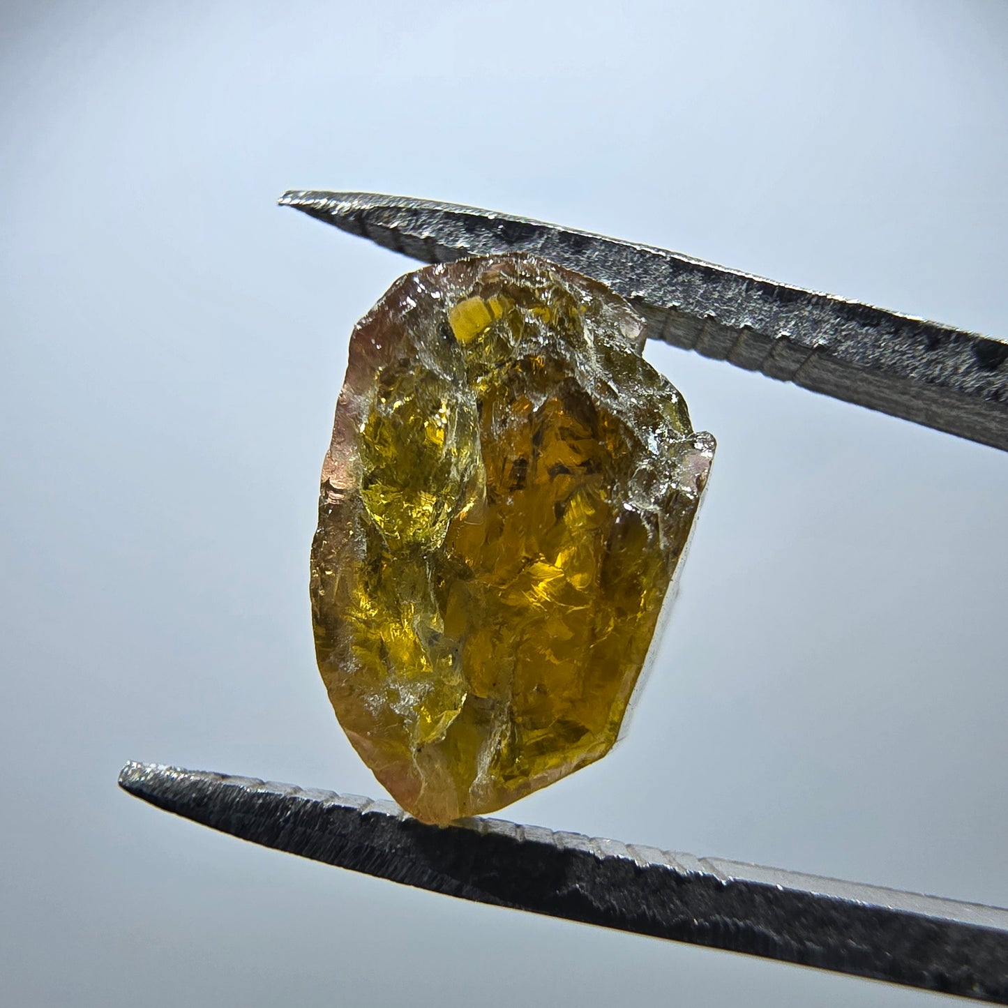 Seltener Verdelith Turmalin Kristall, grün Minas Gerais, Brasilien 11*7*7mm