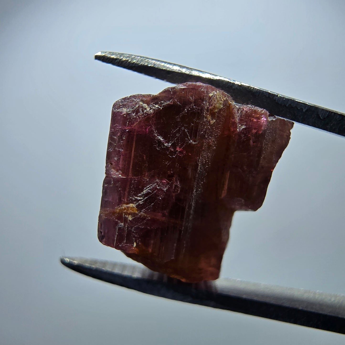 Seltener Rubellit Turmalin Kristall, rosa Minas Gerais, Brasilien 14*11*8mm