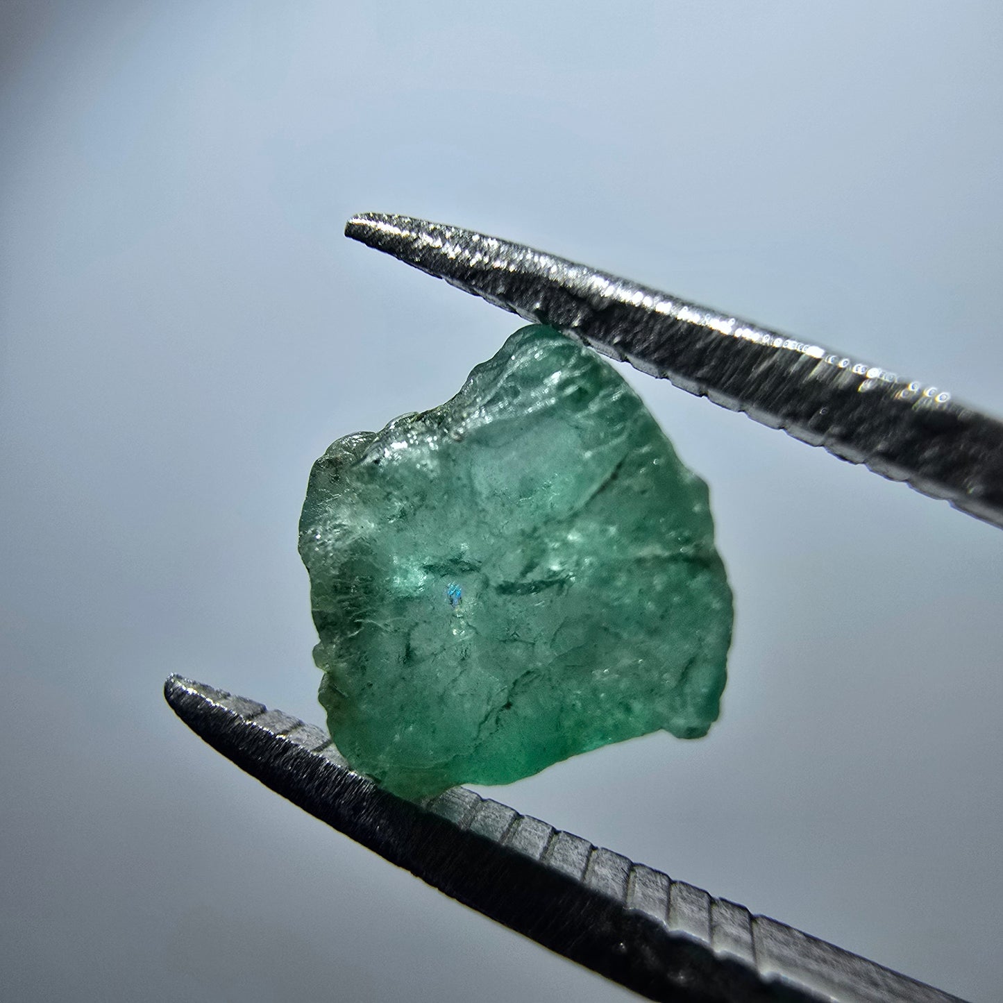 Cristal d'émeraude rare, vert Colombie #7953