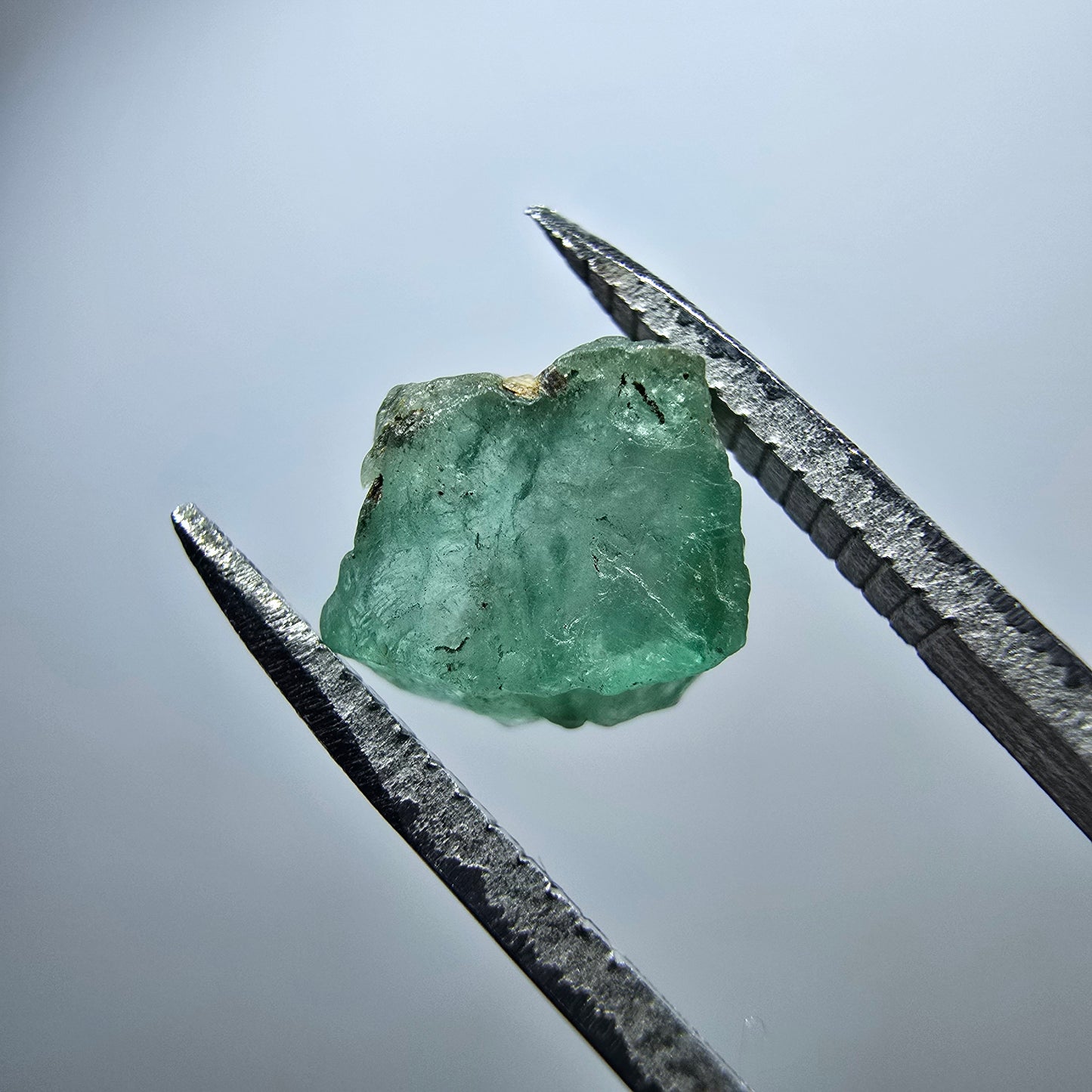 Cristal d'émeraude rare, vert Colombie #7953
