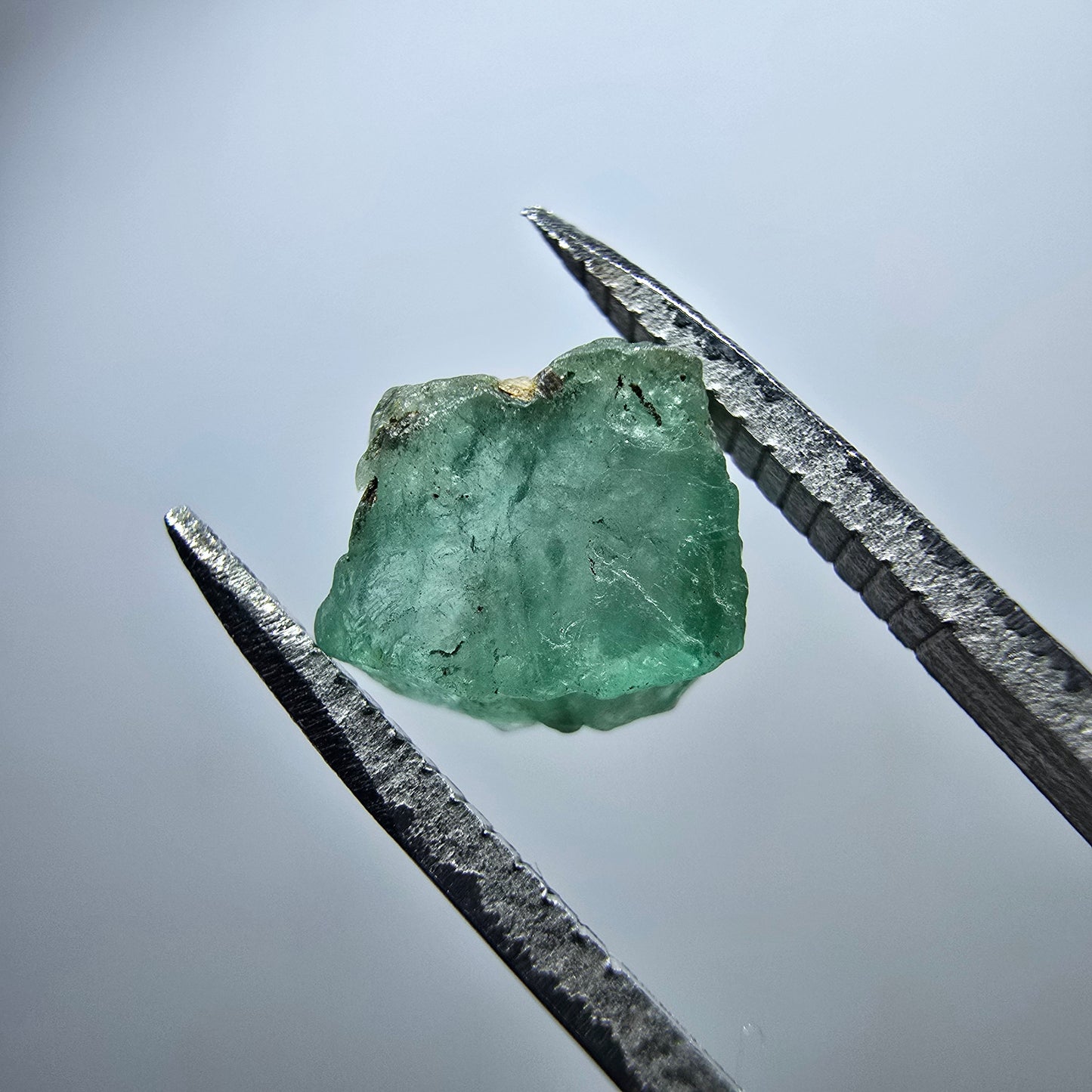 Cristal d'émeraude rare, vert Colombie #7953