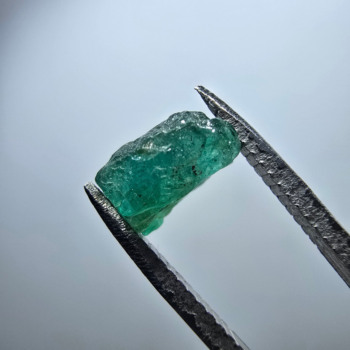 Cristal d'émeraude rare, vert Colombie #7958