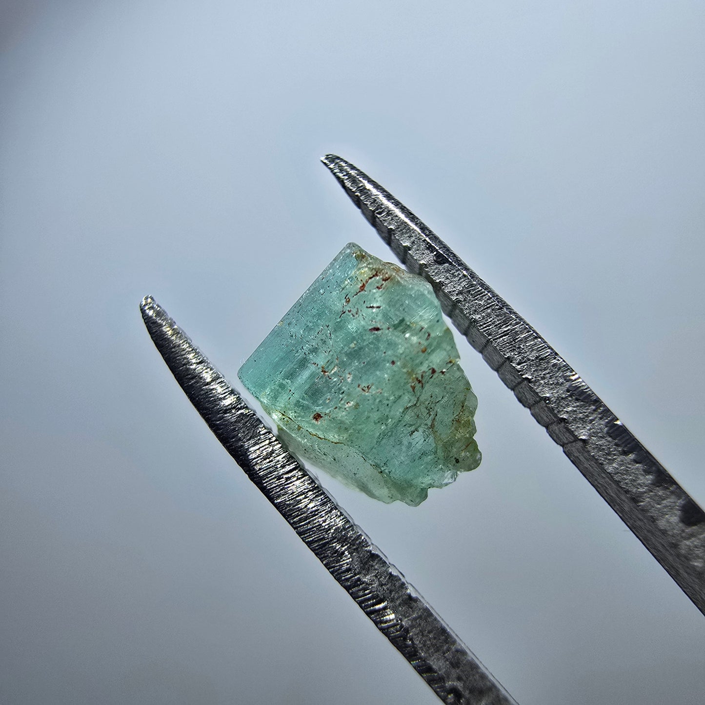 Cristal d'émeraude rare, vert Colombie #7962