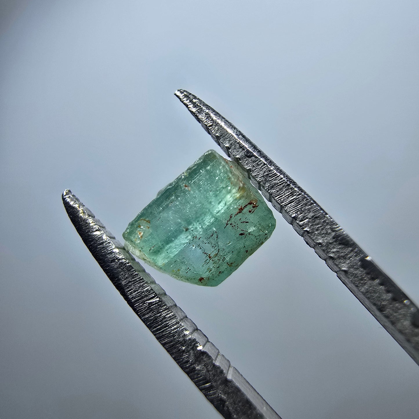 Cristal d'émeraude rare, vert Colombie #7962