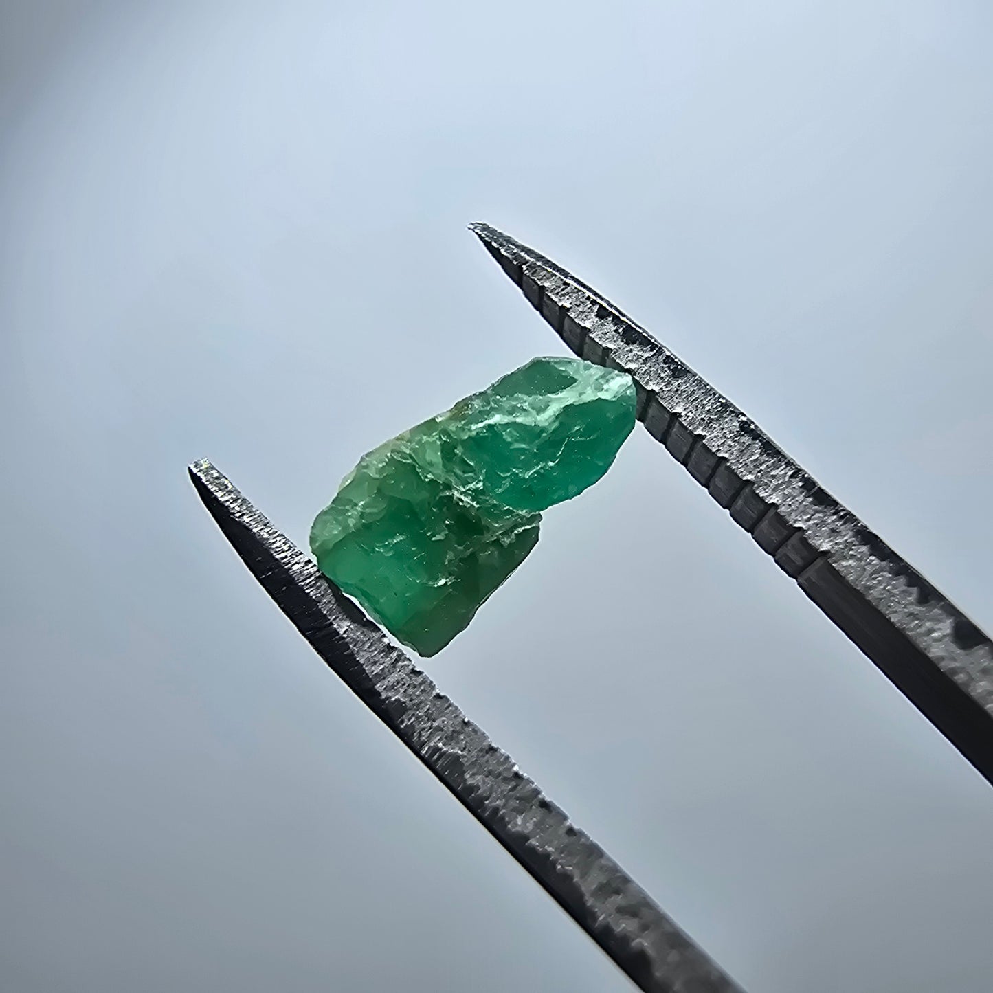 Cristal d'émeraude rare, vert Colombie #7977