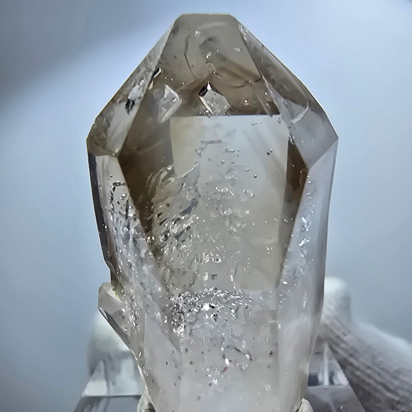 Clear Phantom Smoky Quartz Scepter Point Goboboseb, Namibia 36*21*19mm