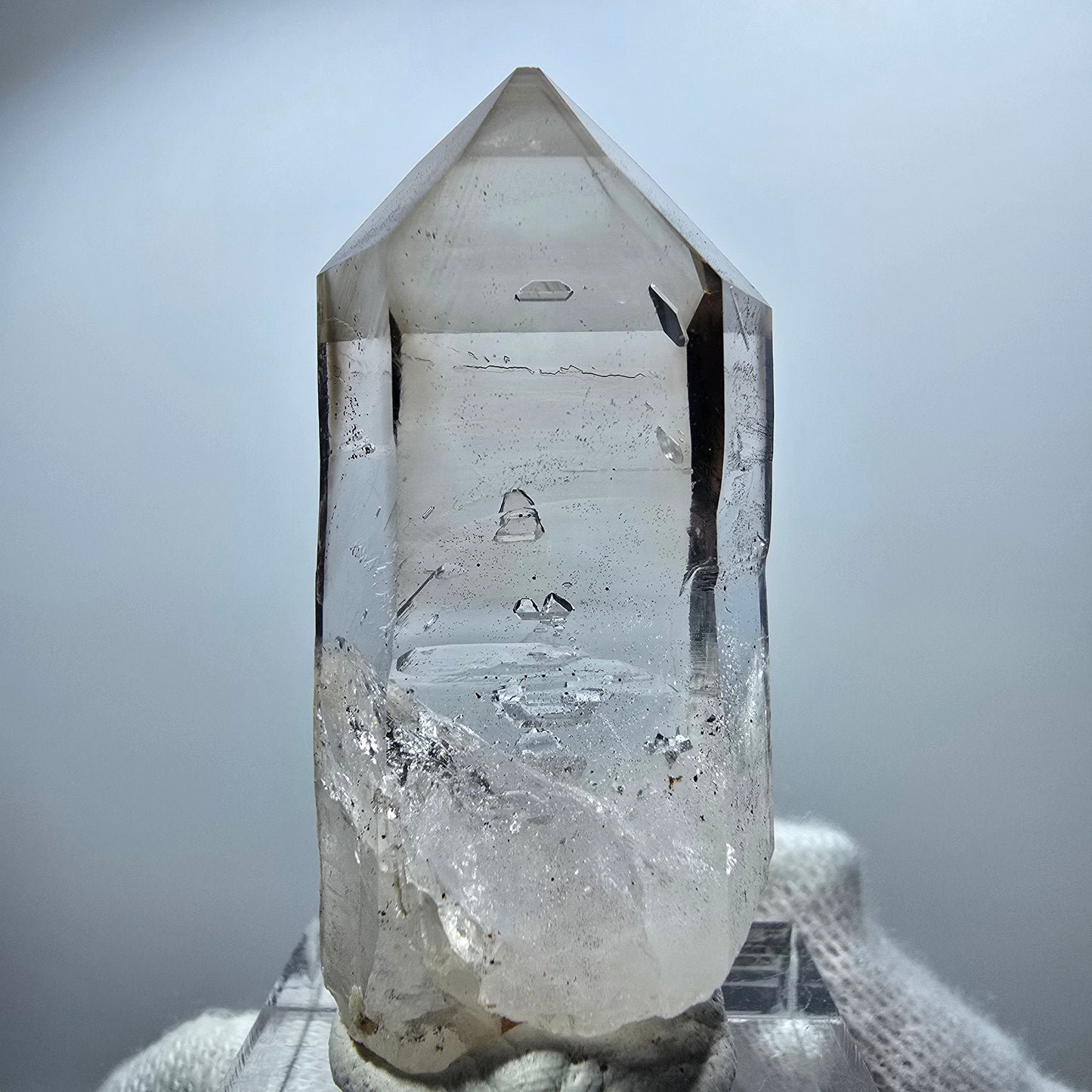 Clear Phantom Smoky Quartz Scepter Point Goboboseb, Namibia 45*21*13mm