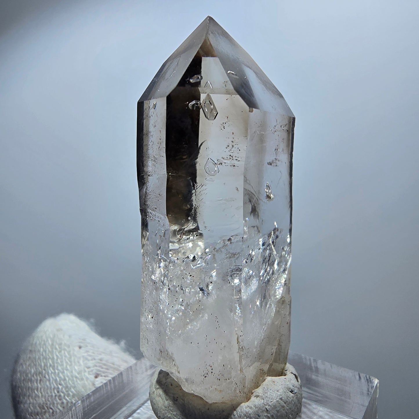 Clear Phantom Smoky Quartz Scepter Point Goboboseb, Namibia 45*21*13mm