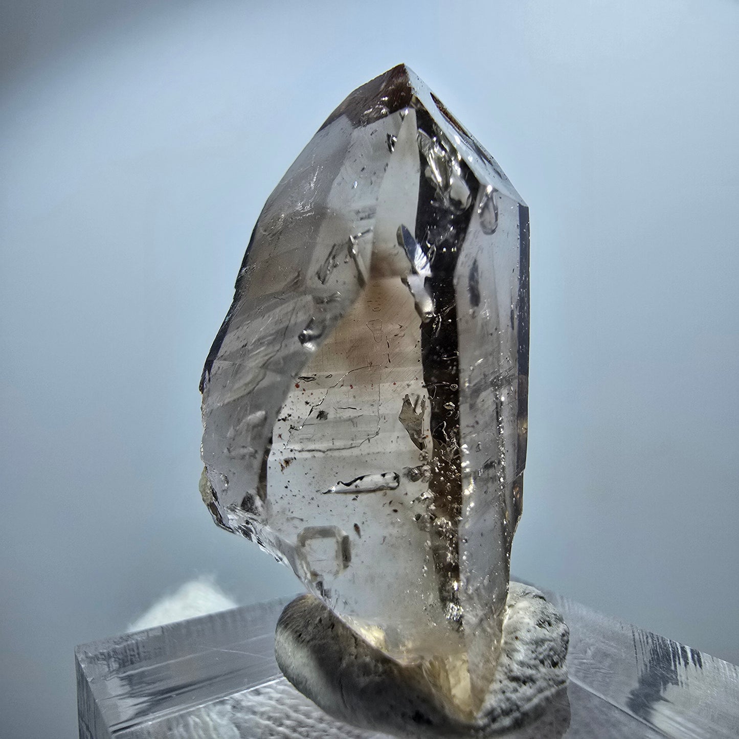 Clear Phantom Smoky Quartz Scepter Point Goboboseb, Namibia 33*18*16mm