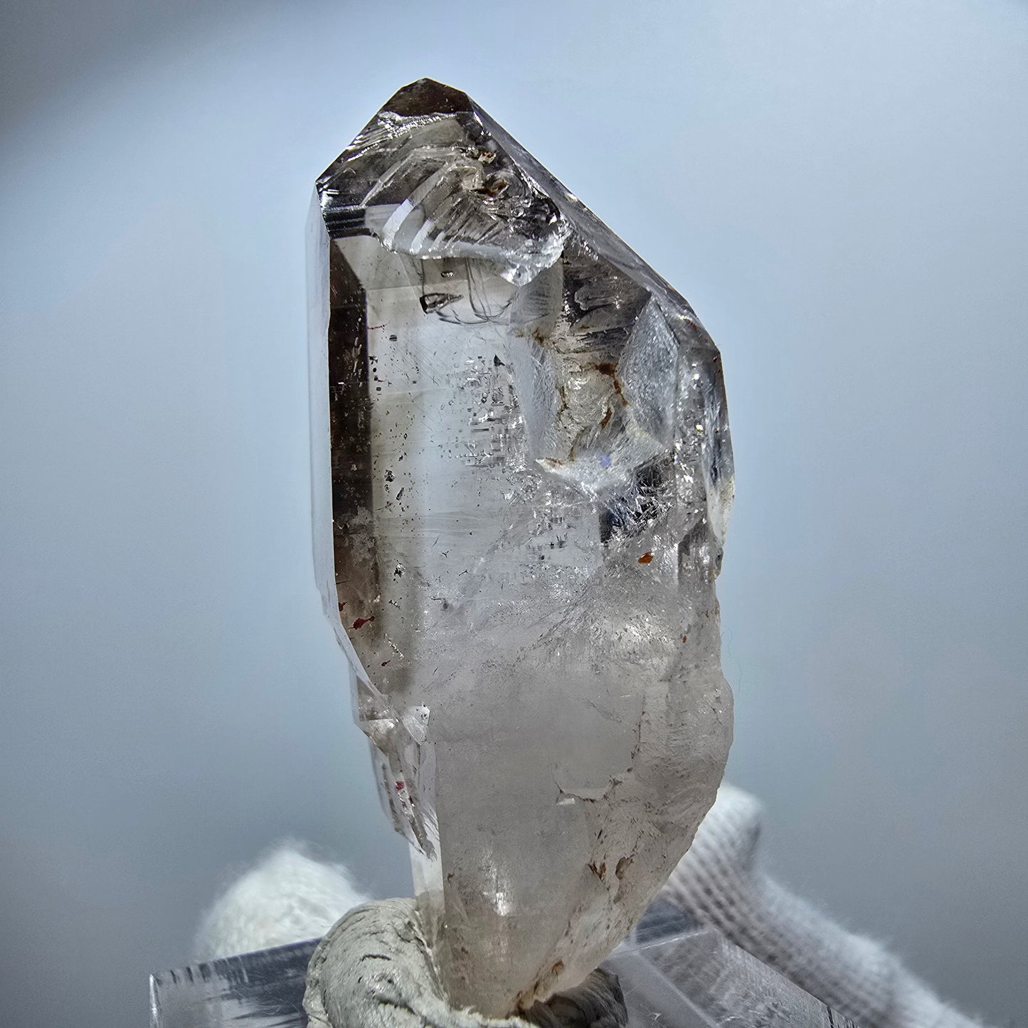 Clear Phantom Smoky Quartz Scepter Point Goboboseb, Namibia 47*23*18mm