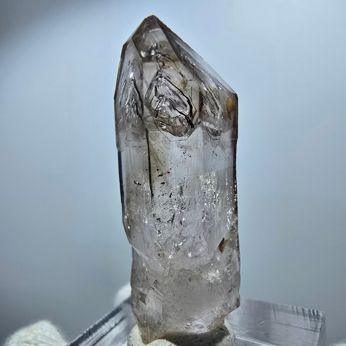 Clear Phantom Smoky Quartz Scepter Point Goboboseb, Namibia 38*13*11mm