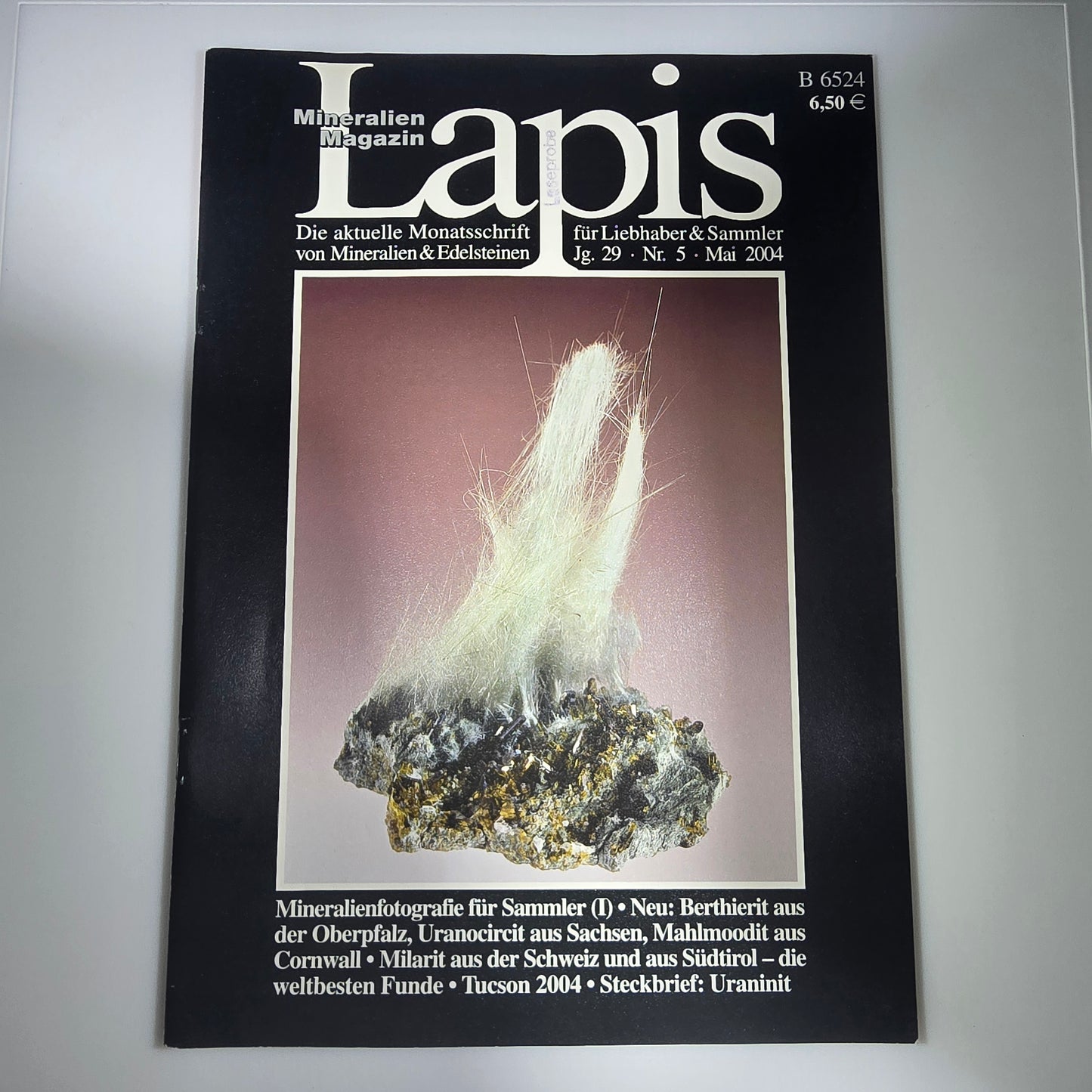 Magazine minéral Lapis Année 2004 Mois 5 Magazine
