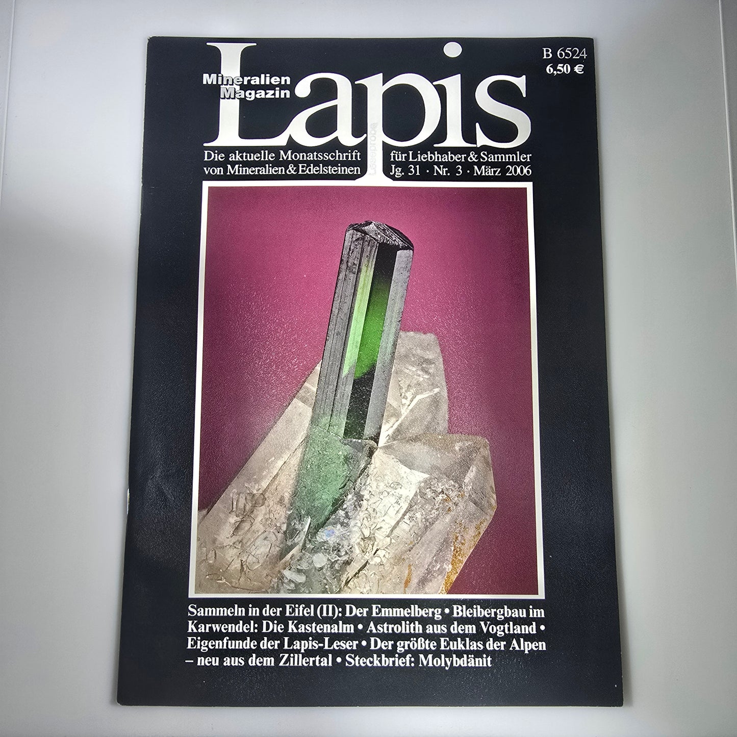 Magazine minéral Lapis Année 2006 Mois 3 Magazine