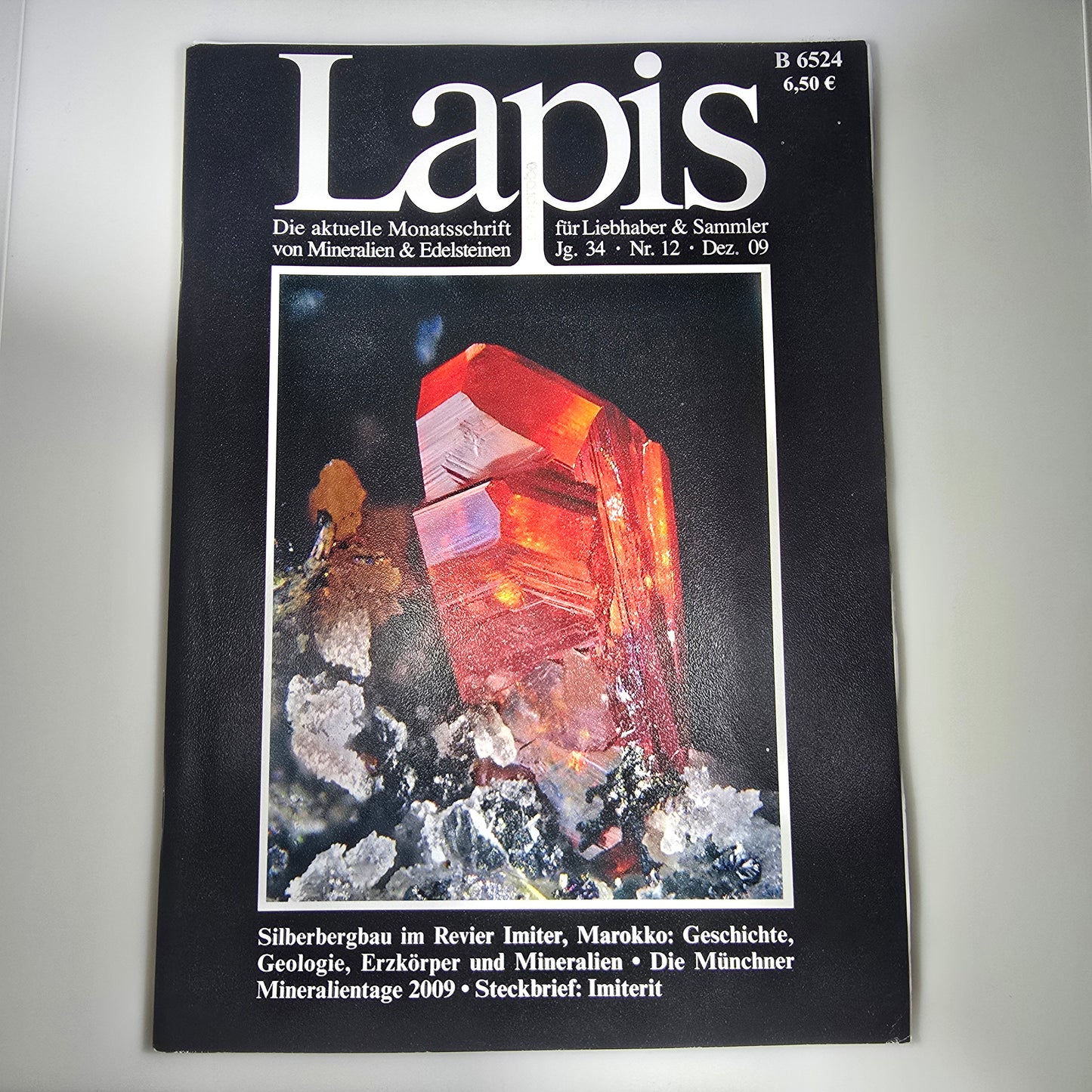 Magazine minéral Lapis Année 2009 Mois 12 Magazine