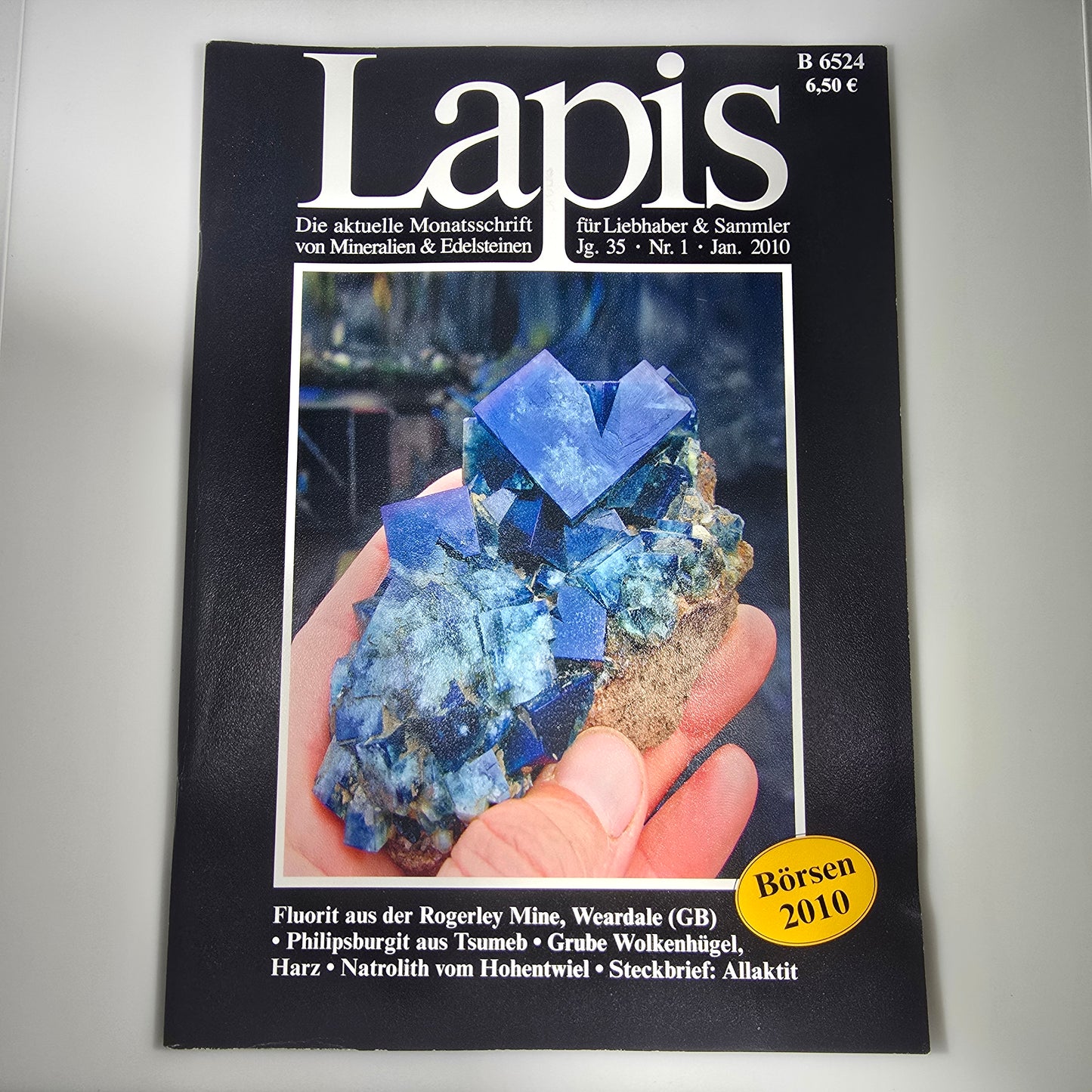 Magazine minéral Lapis Année 2010 Mois 1 Magazine