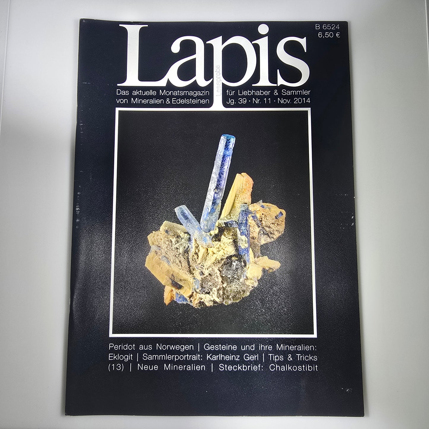 Magazine minéral Lapis Année 2014 Mois 11 Magazine