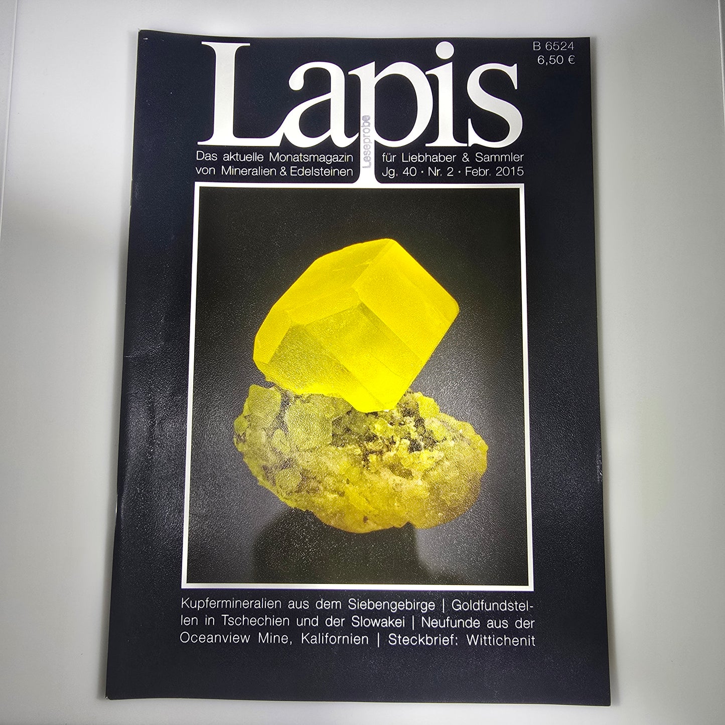Magazine minéral Lapis Année 2015 Mois 2 Magazine