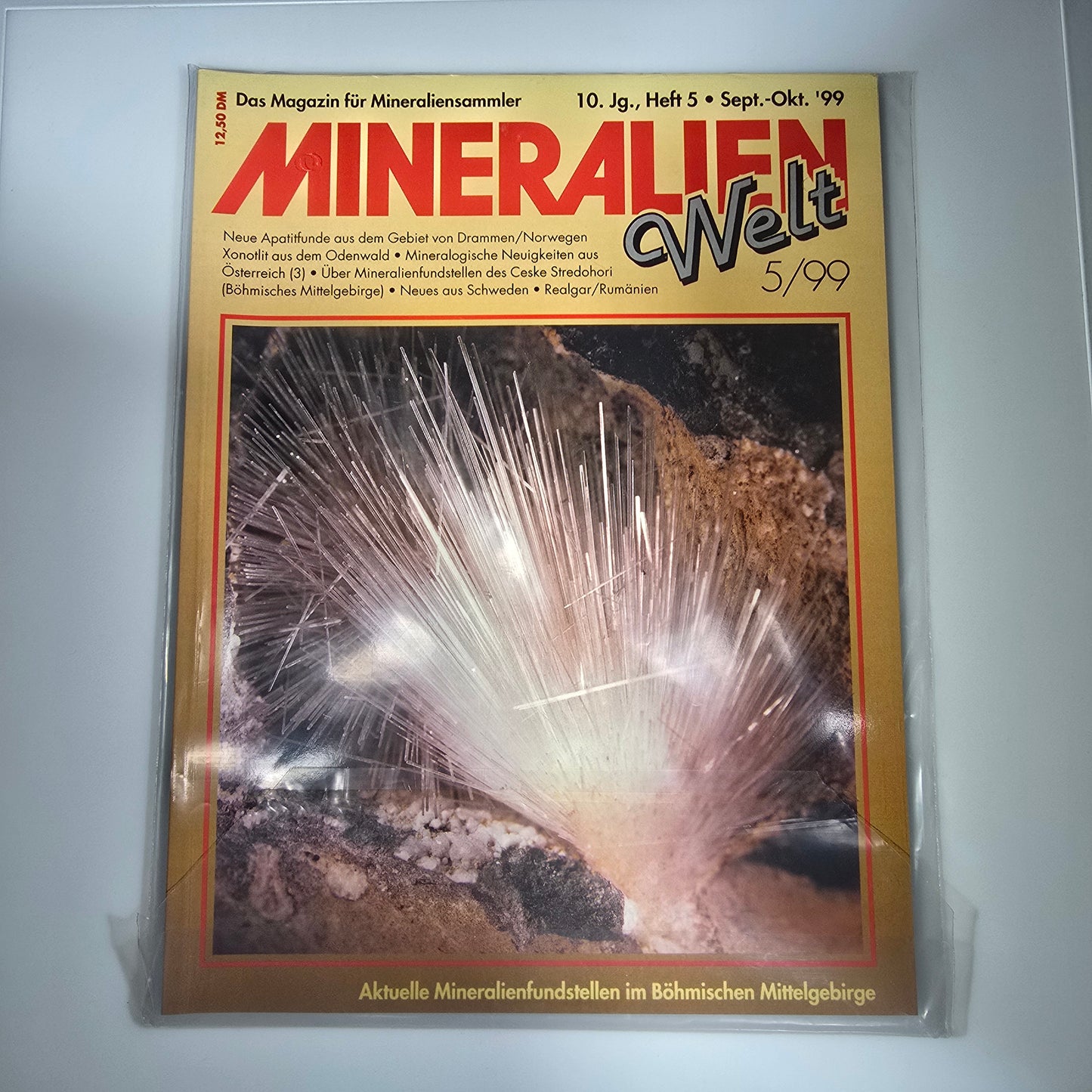 Magazine Minerals World Minerals Année 1999 Mois 5 Magazine