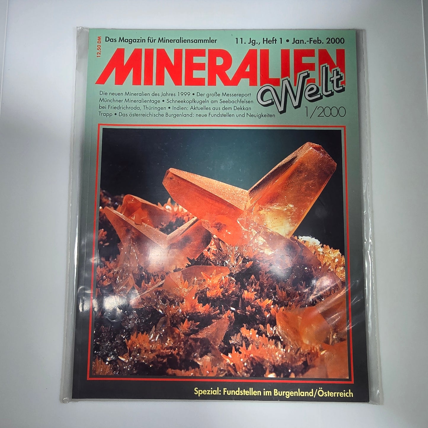 Magazine Minerals World Minerals Année 2000 Mois 1 Magazine