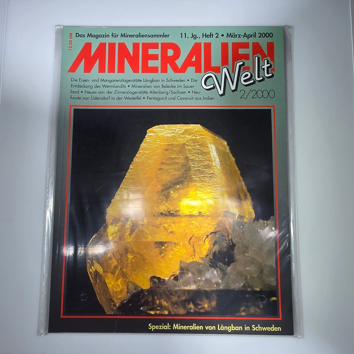 Magazine Minerals World Minerals Année 2000 Mois 2 Magazine