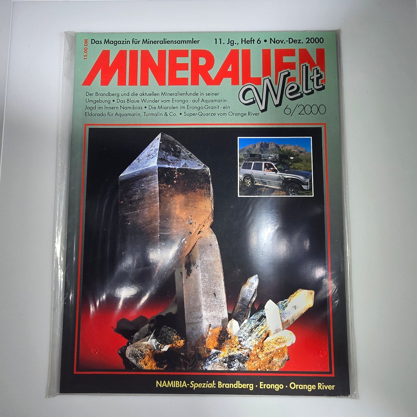 Magazine Minerals World Minerals Année 2000 Mois 6 Magazine