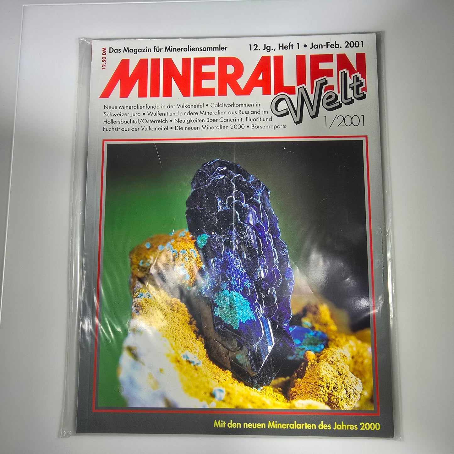 Magazine Minerals World Mineral Magazine Année 2001 Mois 1 Magazine