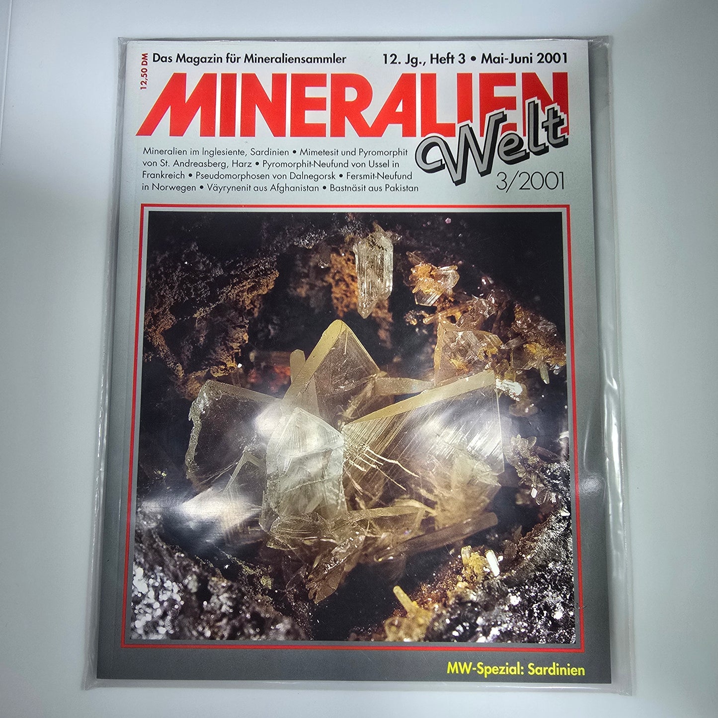 Magazine Minerals World Minerals Année 2001 Mois 3 Magazine