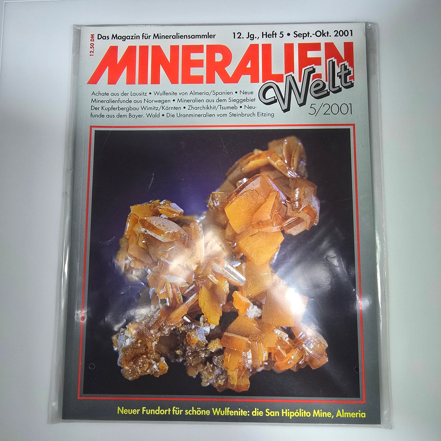 Magazine Minerals World Minerals Année 2001 Mois 5 Magazine