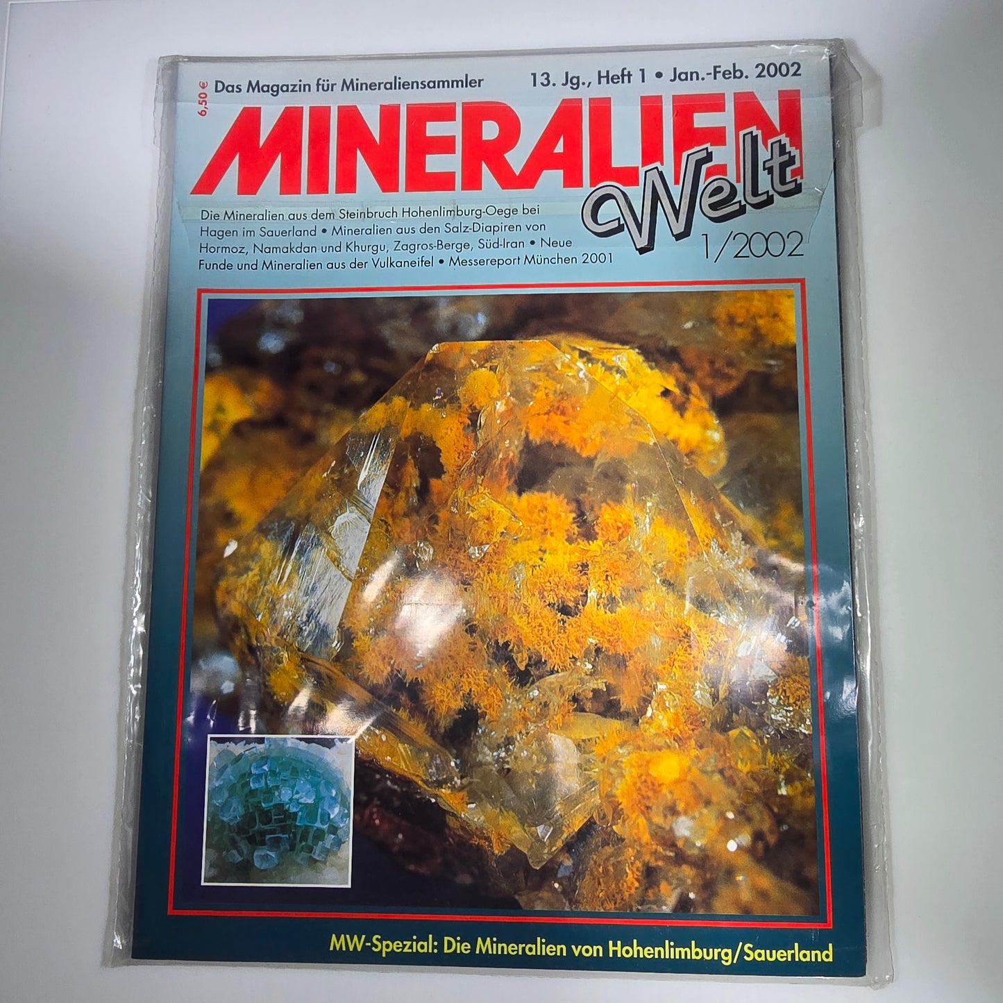 Mineralien Welt Minerals Magazine Année 2002 Mois 1 Magazine