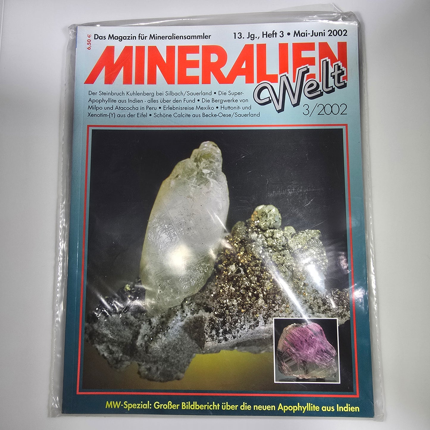 Magazine Minerals World Minerals Année 2002 Mois 3 Magazine