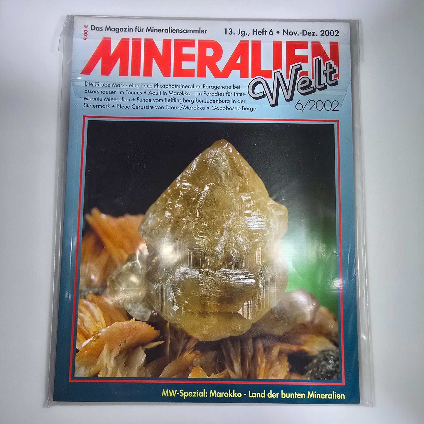 Magazine Minerals World Minerals Année 2002 Mois 6 Magazine