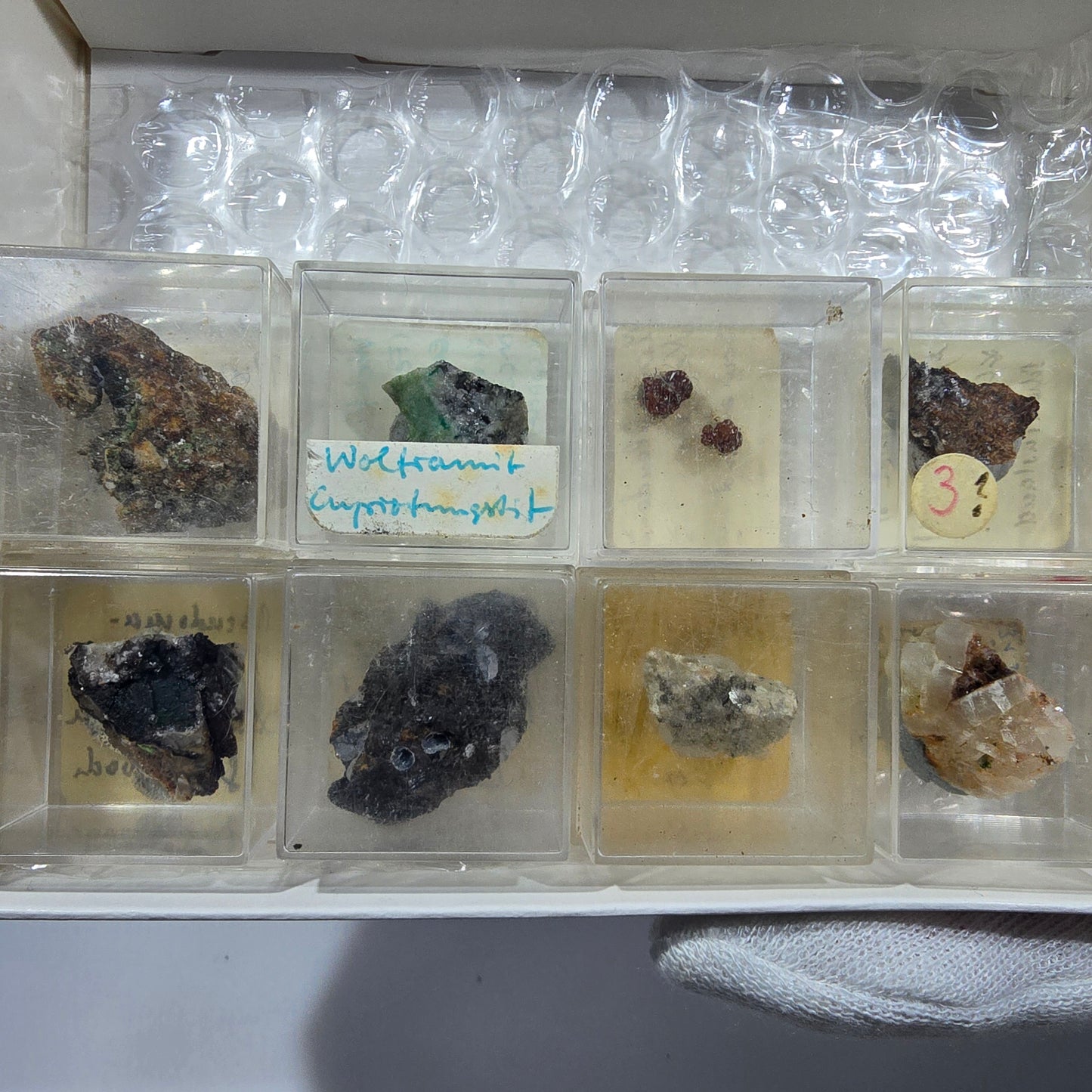 TOP Micromount Mineralien Sammlung Deutschland - 8 Stück Deutschland #8053