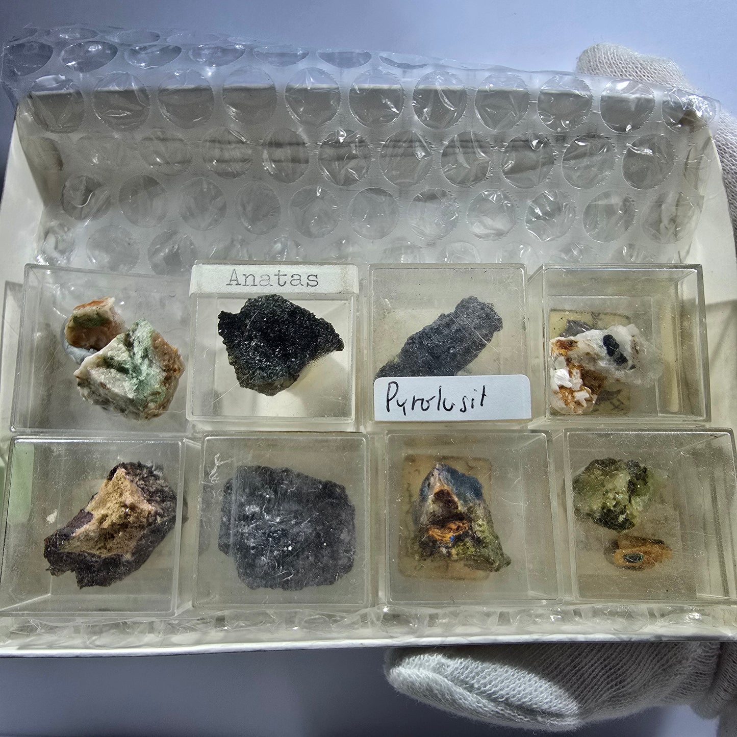 TOP Micromount Mineralien Sammlung Deutschland - 8 Stück Deutschland #8065
