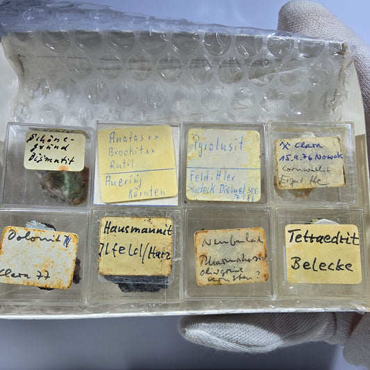 TOP Micromount Mineral Collection Germany - 8 pieces Germany #8065