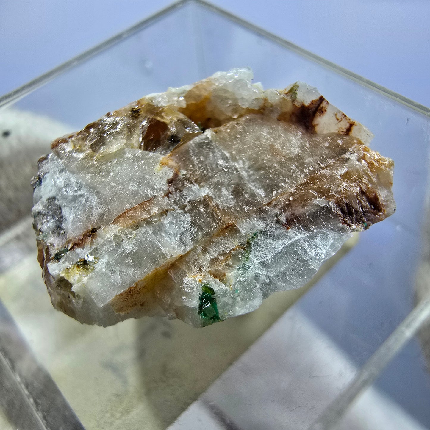 TOP Micromount Mineralien Sammlung Deutschland - 8 Stück Deutschland #8069